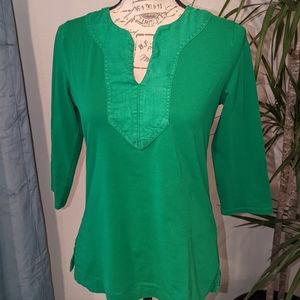 Green shirt